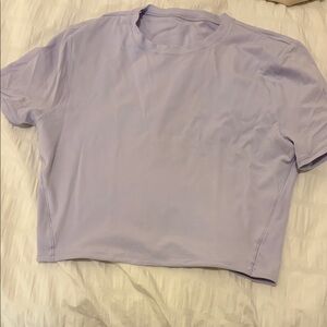 lululemon athletica Light Purple lavender Crop Top